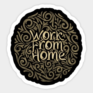 Work From Home 2 Sticker